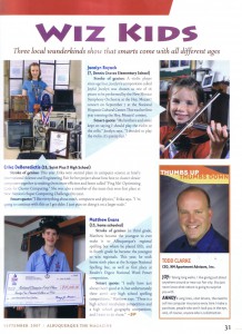 Wiz Kids Article